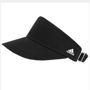Adidas Black High Crown Visor NWT